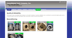 Desktop Screenshot of consolidatedtank.com