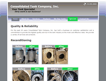 Tablet Screenshot of consolidatedtank.com